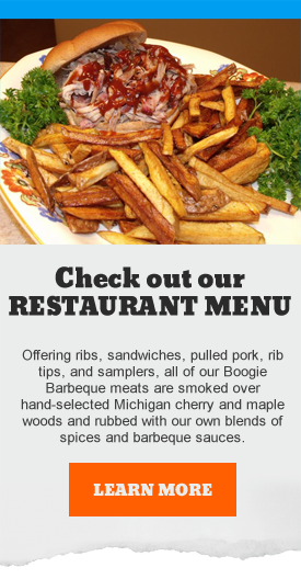 Boogie Barbeque Restaurant Menu